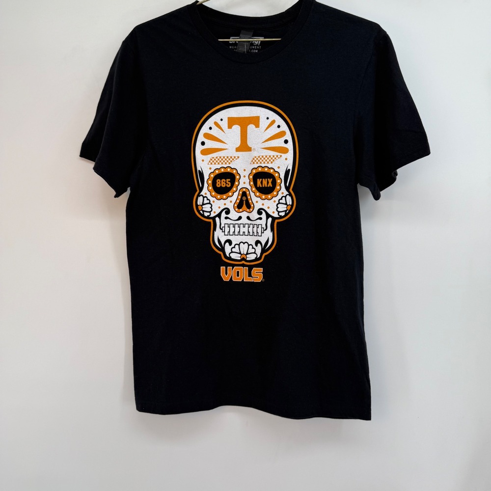 Tennessee Volunteers‎ Sugar Skull T Shirt Black Small Womens VFL